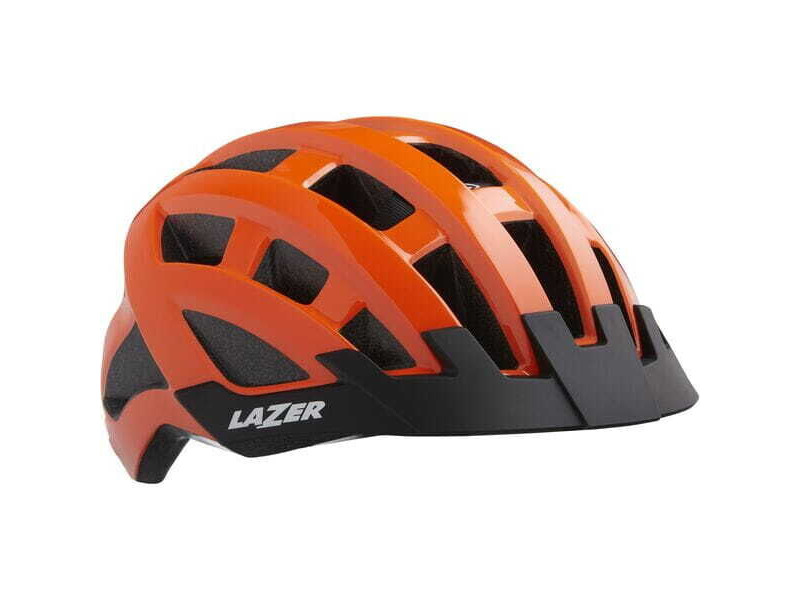 Lazer Compact Helmet, Flash Orange, Uni-Adult 54 - 61 cm click to zoom image