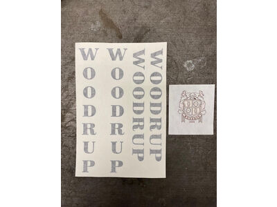 Woodrup Cycles Decal set