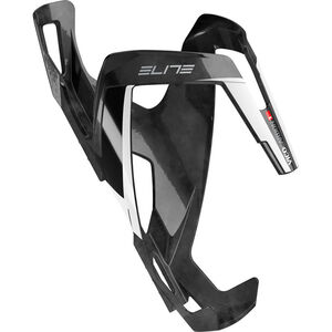 Elite Vico carbon bottle cage  Gloss Black / Gloss White  click to zoom image