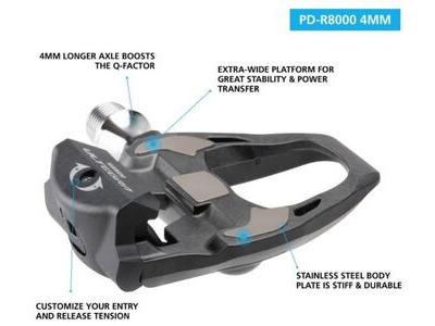 Shimano PD-R8000 Ultegra SPD-SL Road pedals, carbon